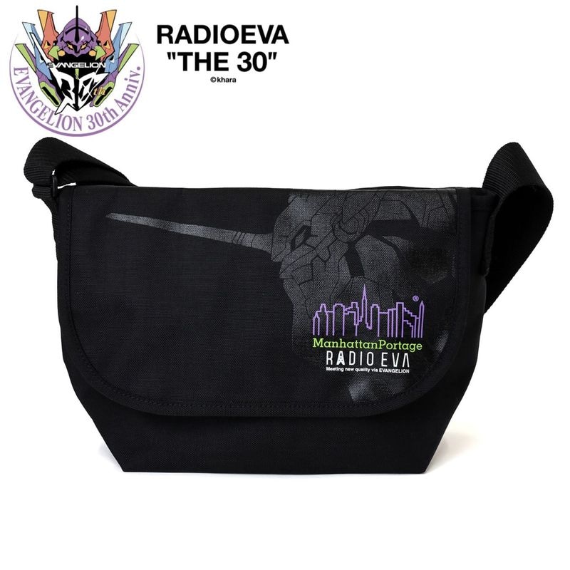 EVANGELION Casual Messenger Bag（M）by Manhattan Portage（BLACK）
