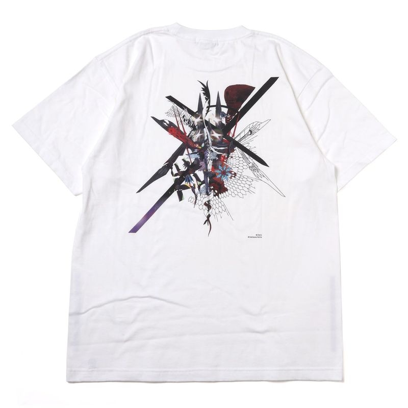 Abstract EVANGELION T-Shirt β（KENTA KAKIKAWA）（WHITE（エヴァンゲリオン第13号機））