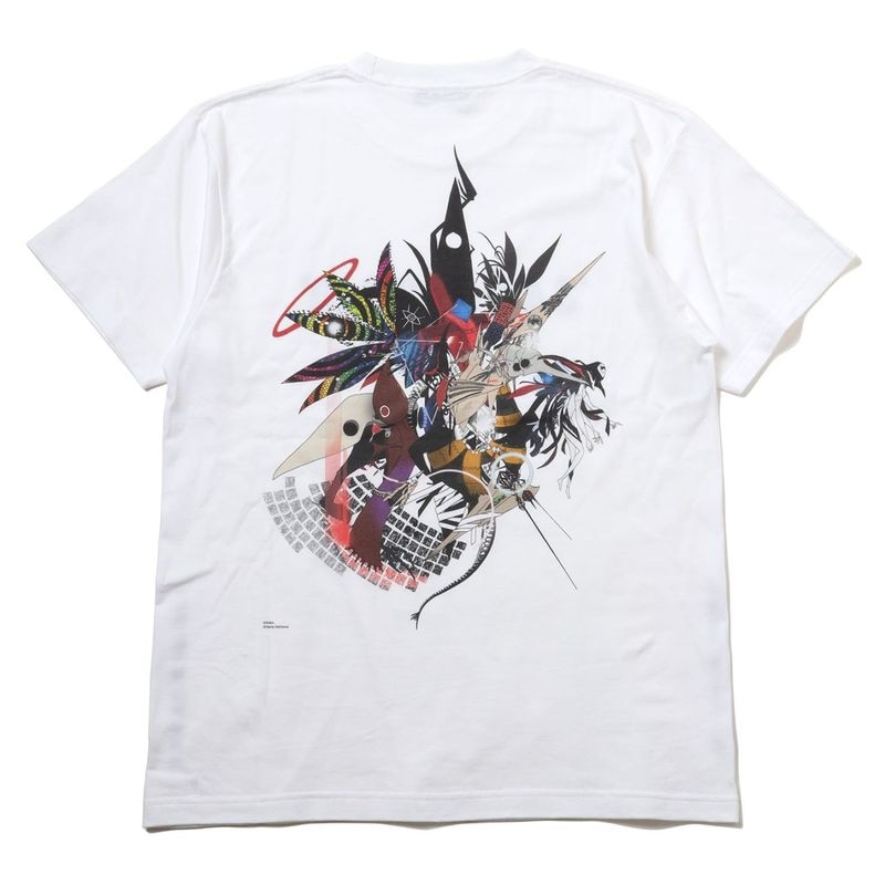 Abstract EVANGELION T-Shirt β（KENTA KAKIKAWA）（WHITE(使徒)）