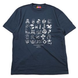 TYPOGRAPHY OF EVA index T-Shirt ¡SLATEWHITE