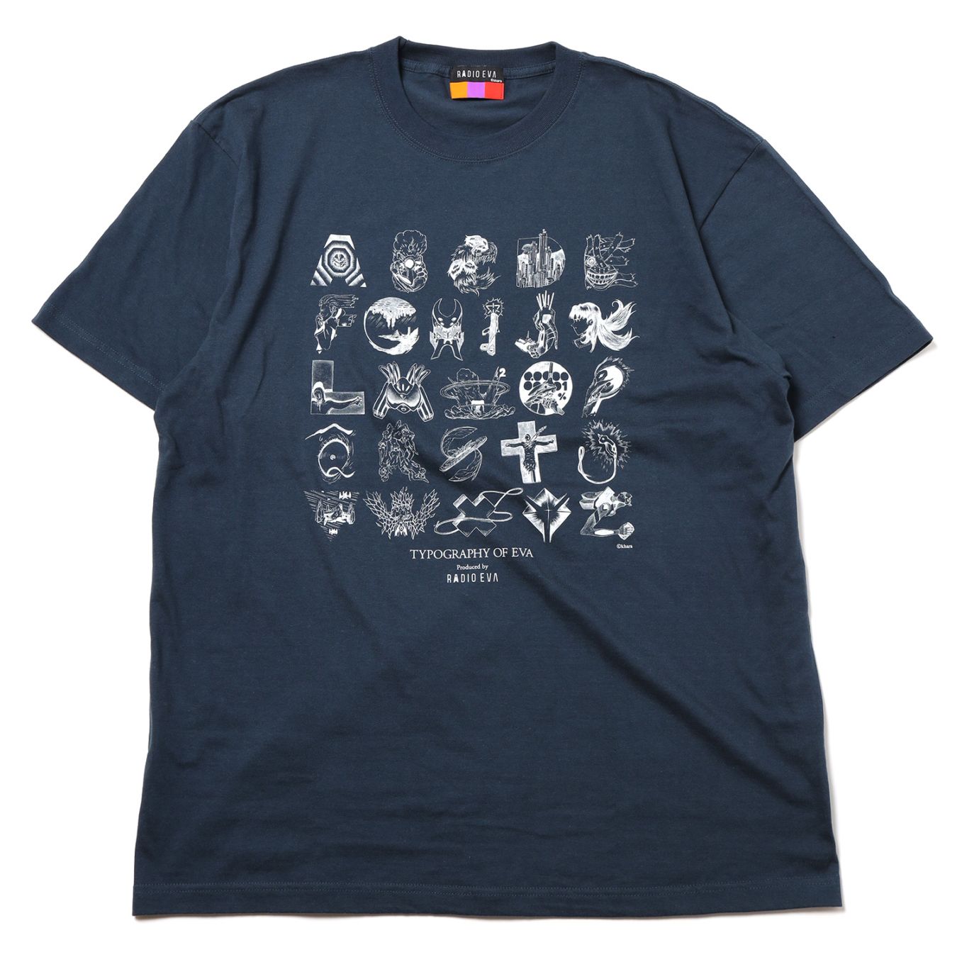 スウェット　エヴァンゲリオン MarkGonzales×radioeva RADIO EVA 737 Human Mind Print Sweatshirt by MARK GONZALES
