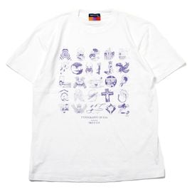 TYPOGRAPHY OF EVA index T-Shirt ¡WHITEPURPLE