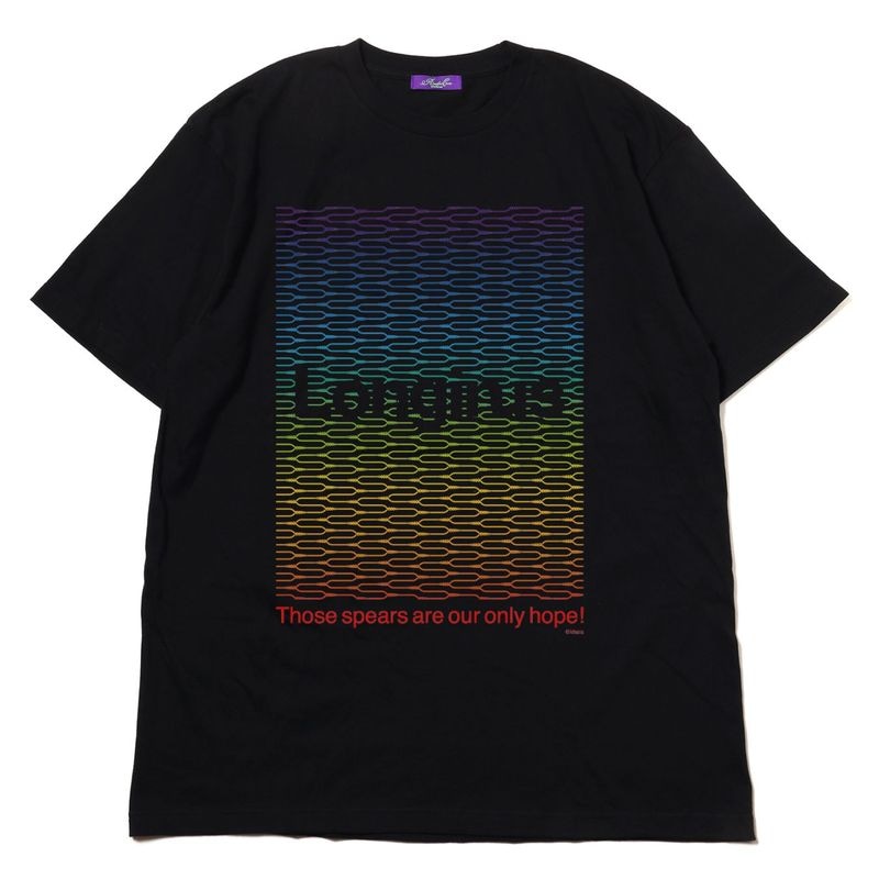 Longinus Art T-Shirt（BLACK×RAINBOW）