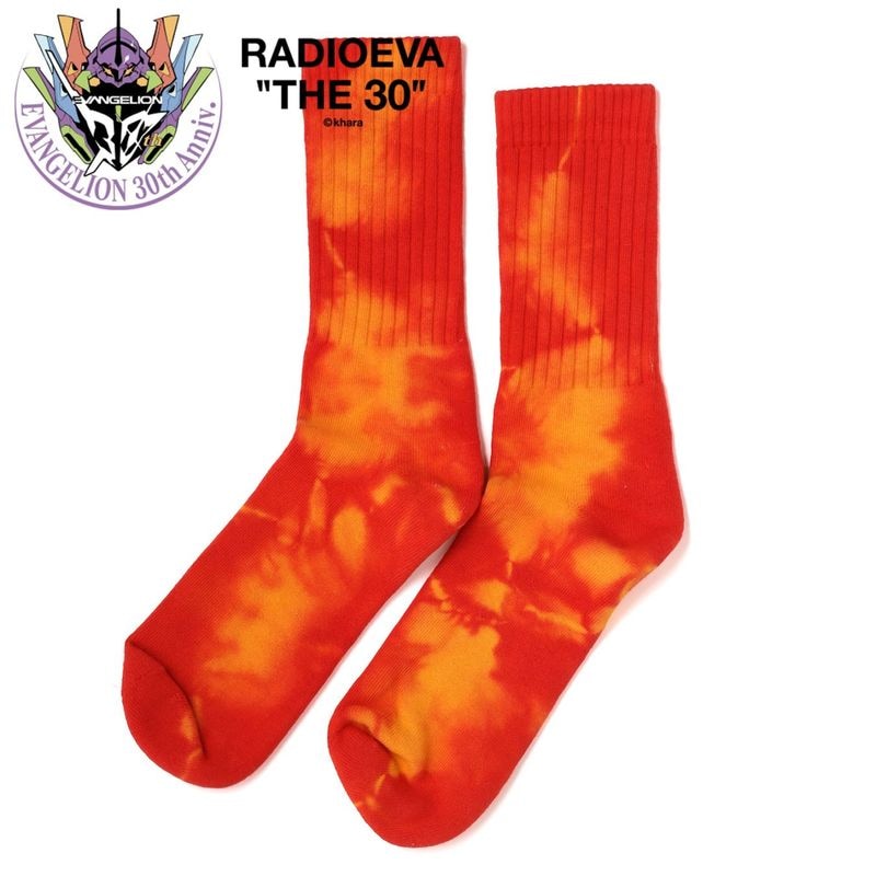 Hand dyed Socks by VA（EVA-02）