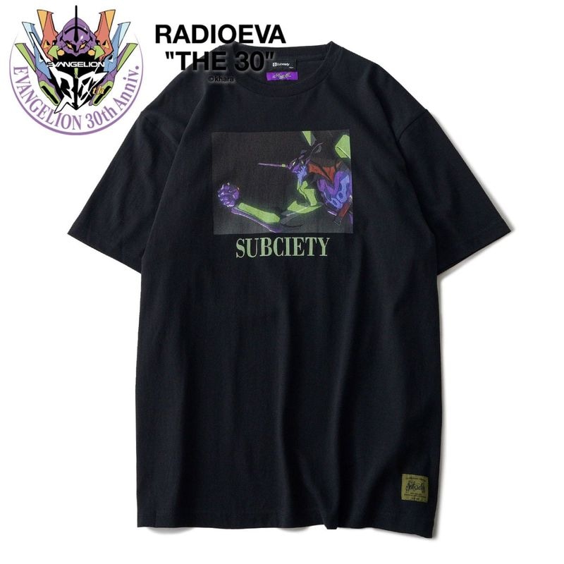 DISC10 （EVA-01 TEST TYPE & KAWORU）TEE by Subciety（BLACK）