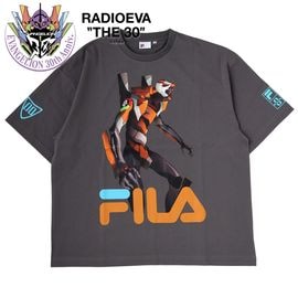 タグ付き新品/FILA×RADIO EVA】スタンドカラージャケット/Lサイズ FILA（フィラ）の「【FILA×RADIO EVA】スタンドカラージャケット