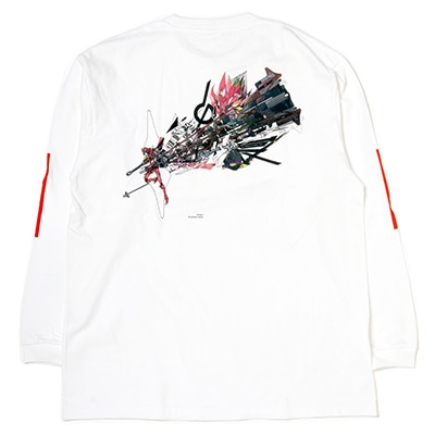Abstract EVANGELION Cutsew (KENTA KAKIKAWA) (WHITE(改2号機β))