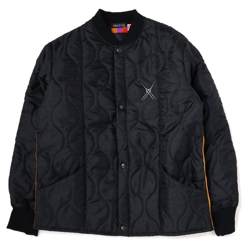 EVANGELION JACQUARD QUILT JACKET（BLACK）