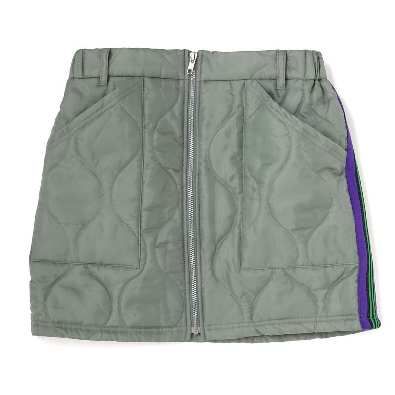 EVANGELION JACQUARD QUILT SKIRT（OLIVE）