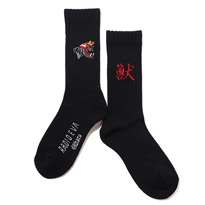 EVANGELION SOCKS β (BLACK(THE BEAST))