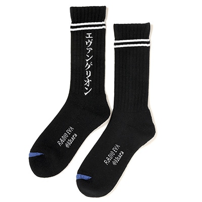 EVANGELION SOCKS β(BLACK×WHITE)