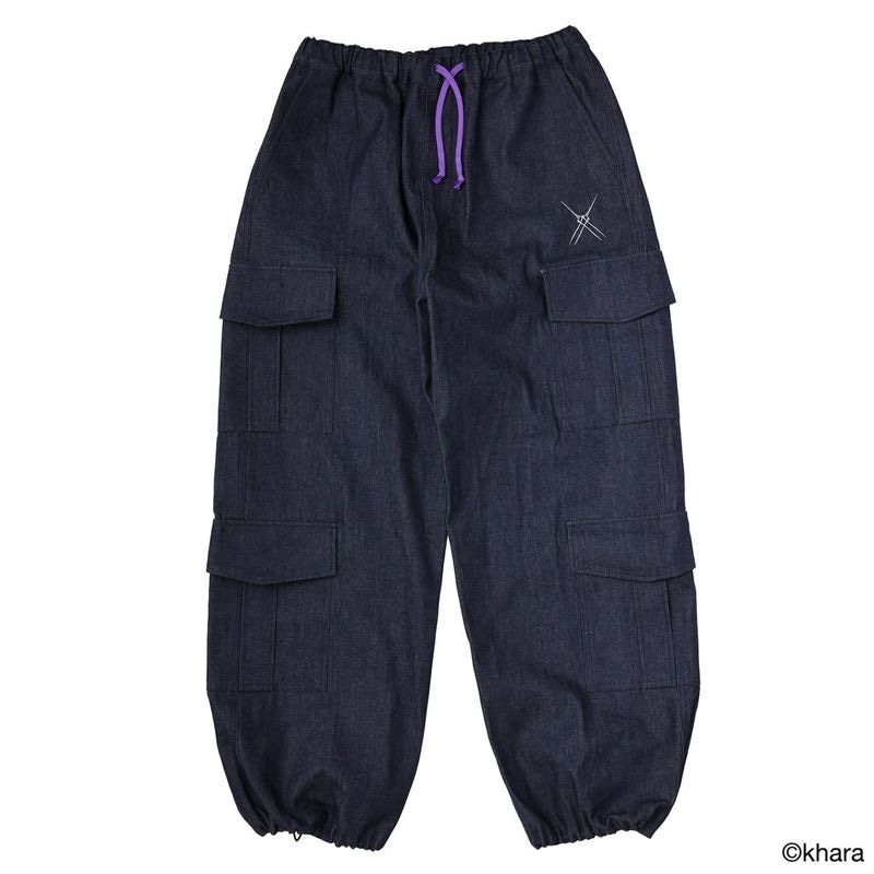 LONGINUS DENIM CARGO PANTS（INDIGO）