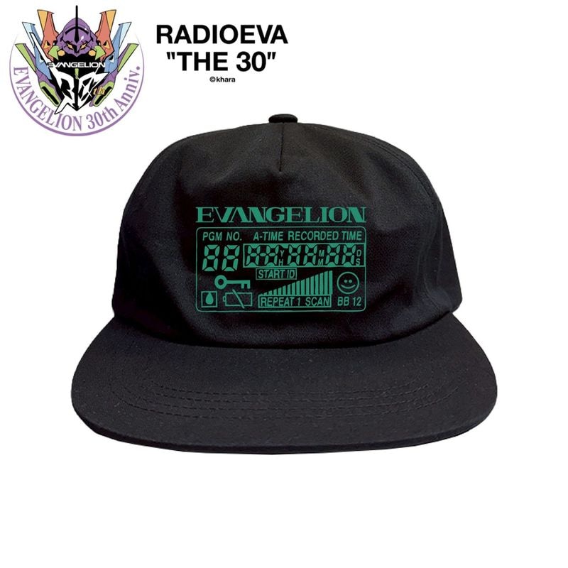 EVANGELION CASSETTE DISPLAY Cap by BALANSA（BLACK）
