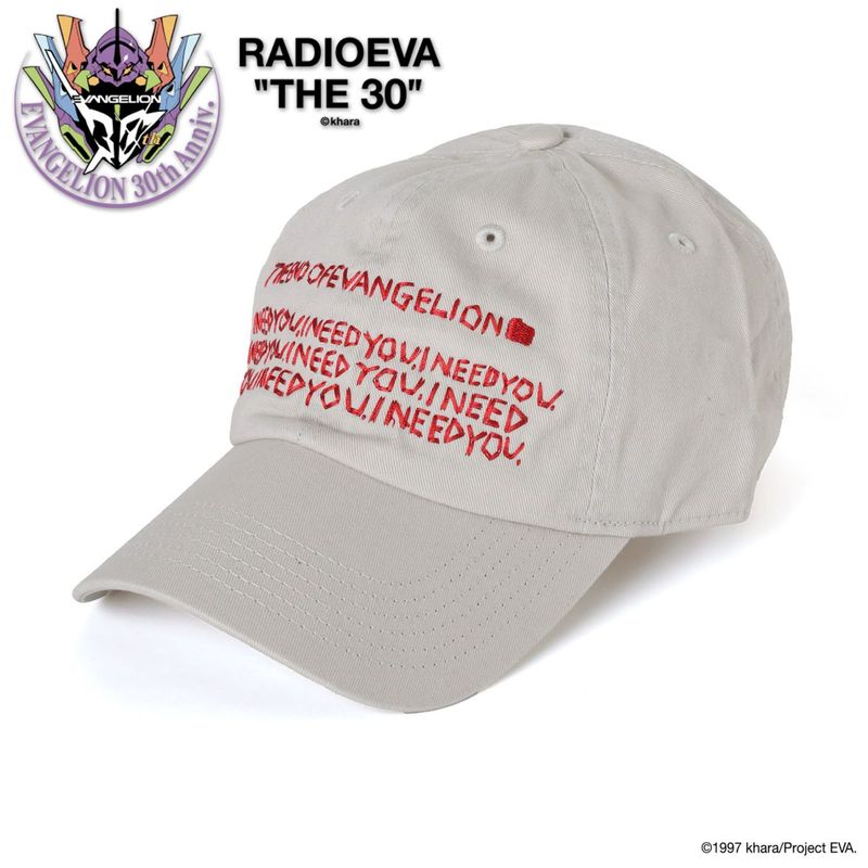 RADIO EVA×IKUMI EMBROIDERY CAP by OpenFolders（PUTTY）