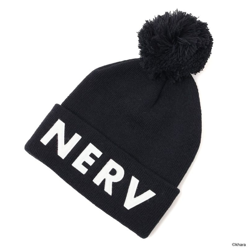 NERV BONBON KNIT CAP（BLACK×WHITE）