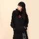 EVA-01 Flower Embroidery Parka (BLACK(初号機覚醒ローズ))