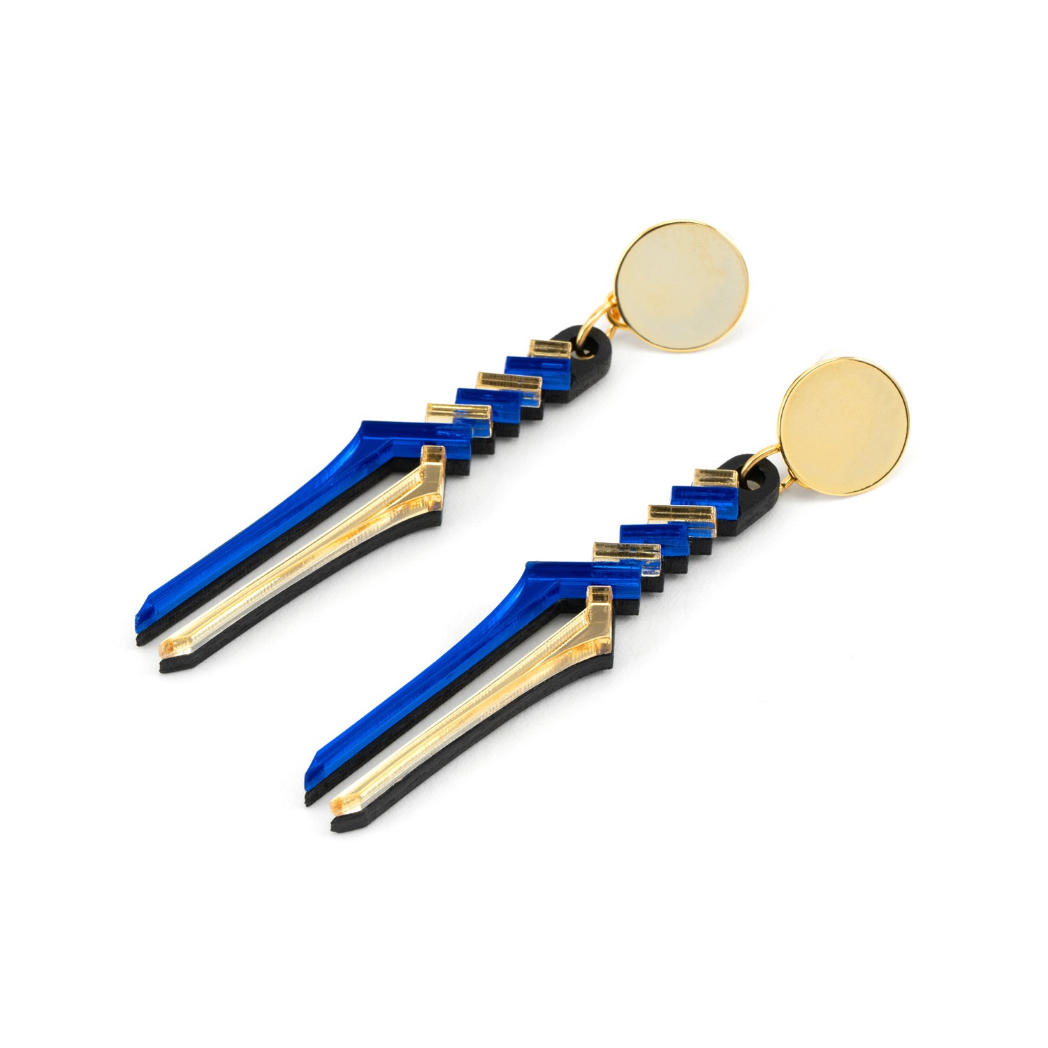 LONGINUS SPEAR STUDS by MYSTIC FORMS（Blue-Gold）