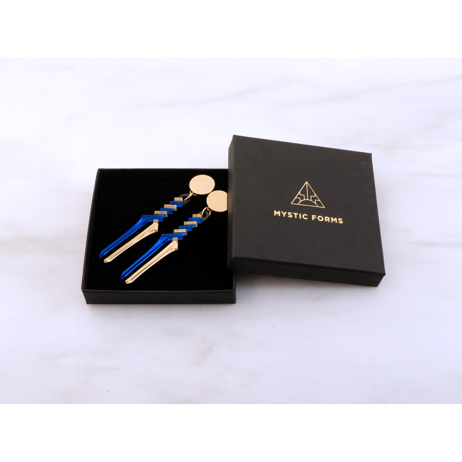 LONGINUS SPEAR STUDS by MYSTIC FORMS（Blue-Gold）