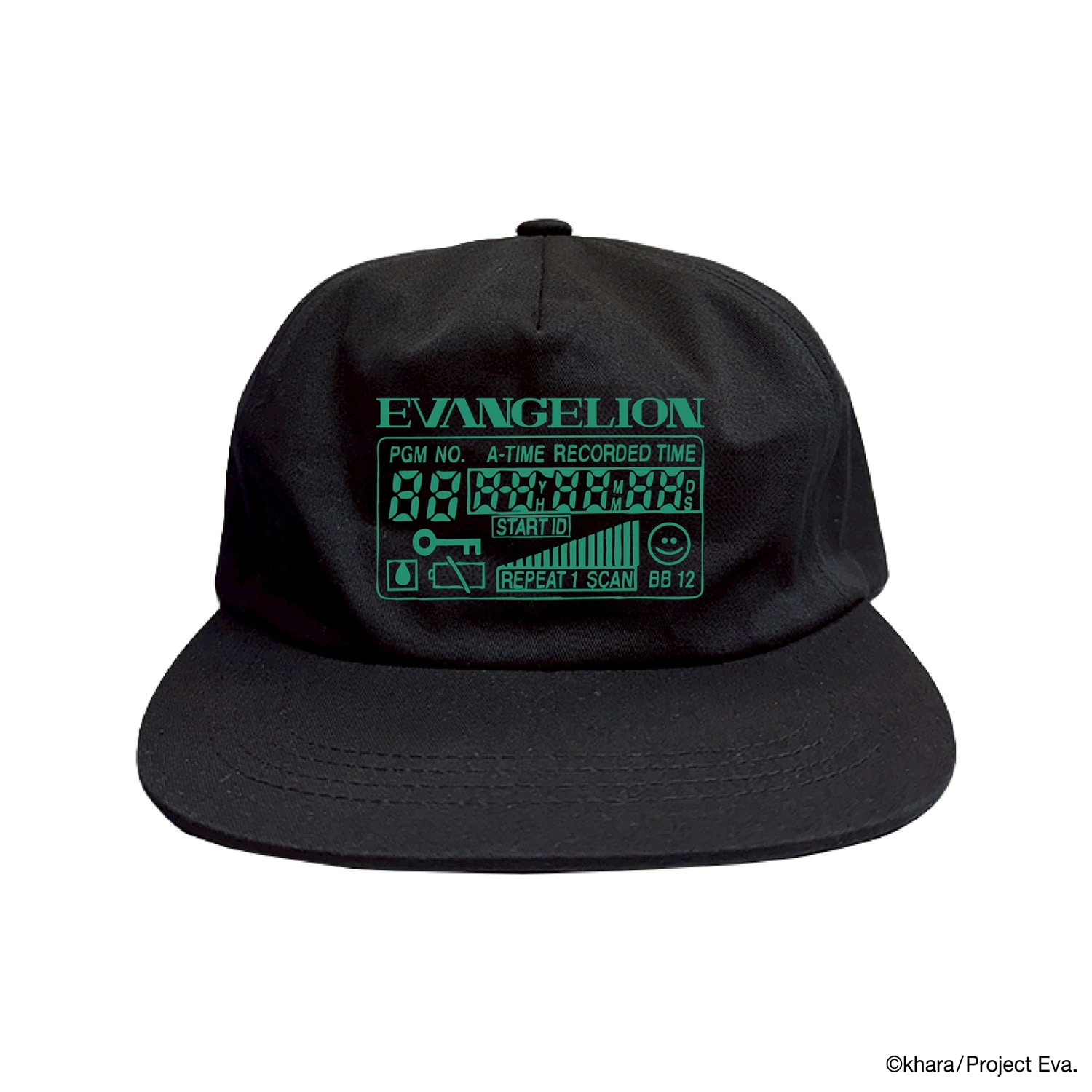EVANGELION CASSETTE DISPLAY Cap by BALANSA（BLACK）