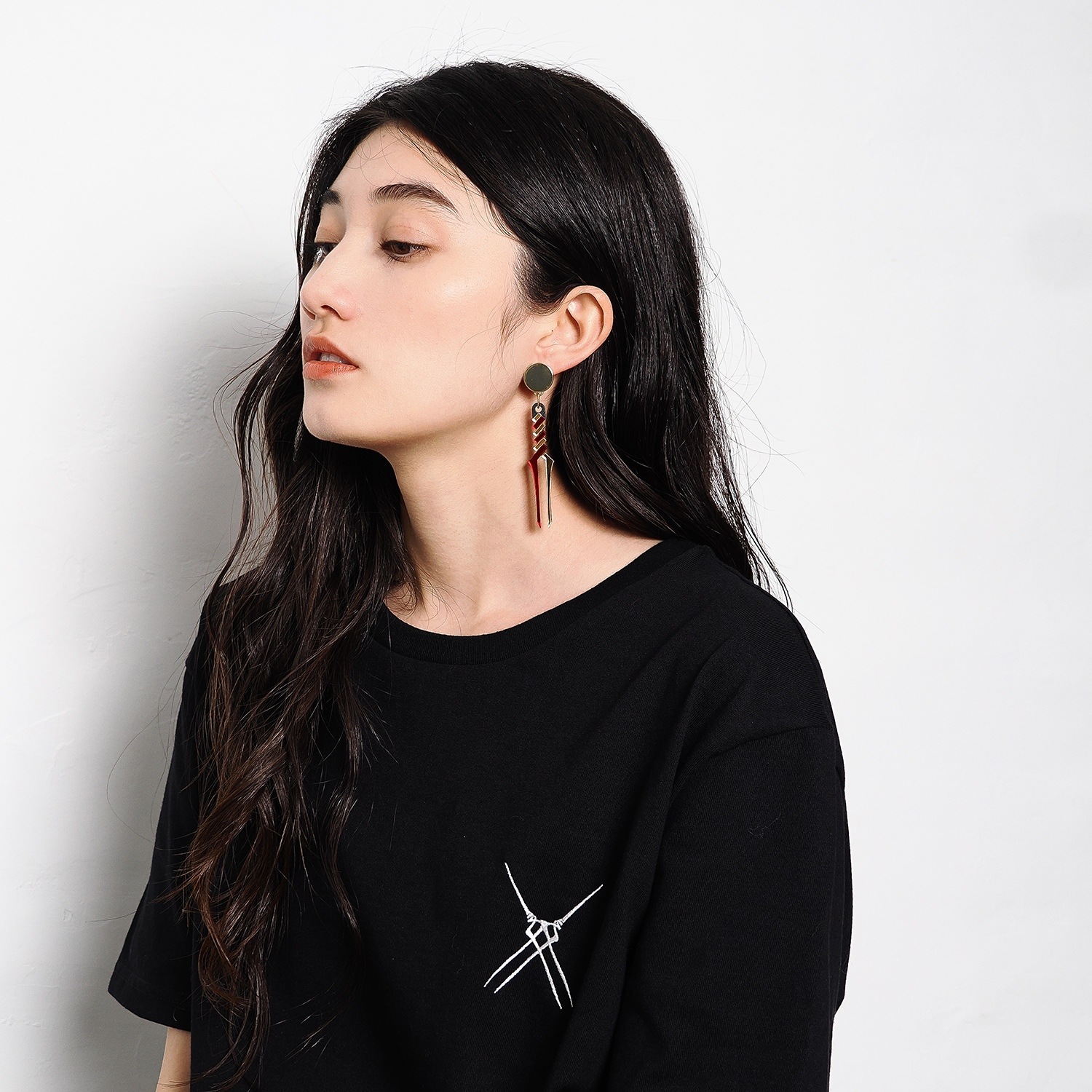 LONGINUS SPEAR STUDS by MYSTIC FORMS（Red-Gold）