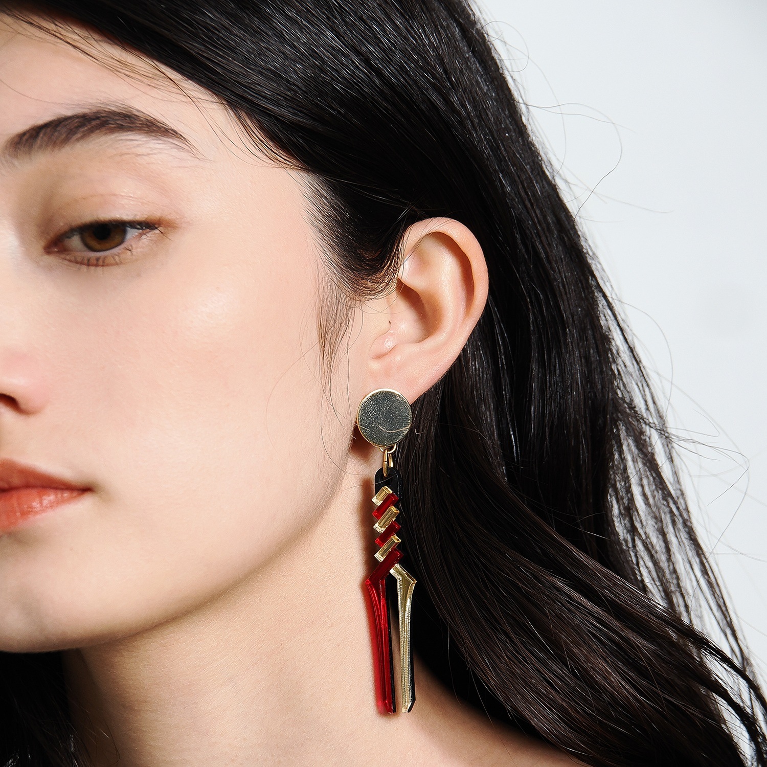 LONGINUS SPEAR STUDS by MYSTIC FORMS（Red-Gold）