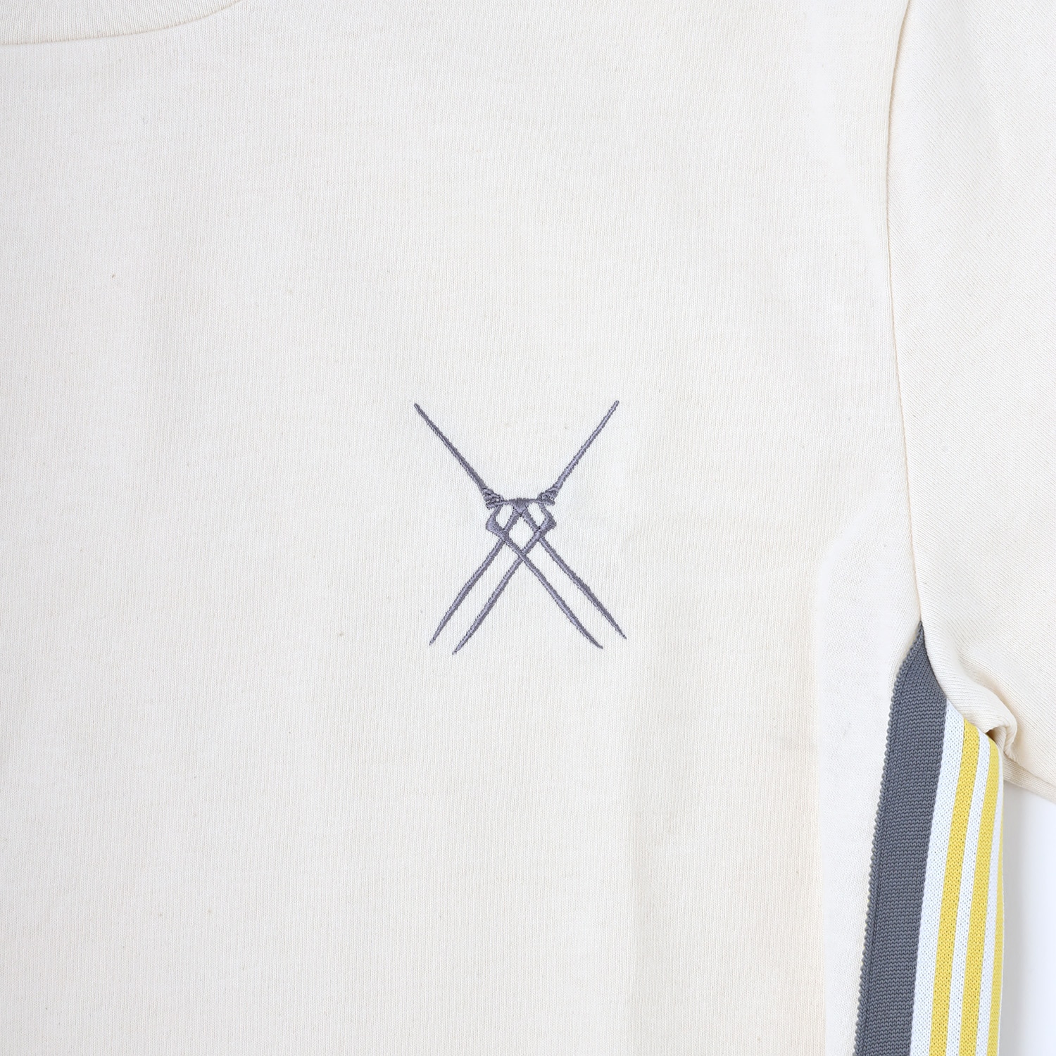 EVANGELION Jacquard Cropped T-Shirt（CREAM（EVA-00））