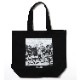 RADIO EVA Illustration Tote Bag (Mai Yoneyama) (BLACK(MONO))