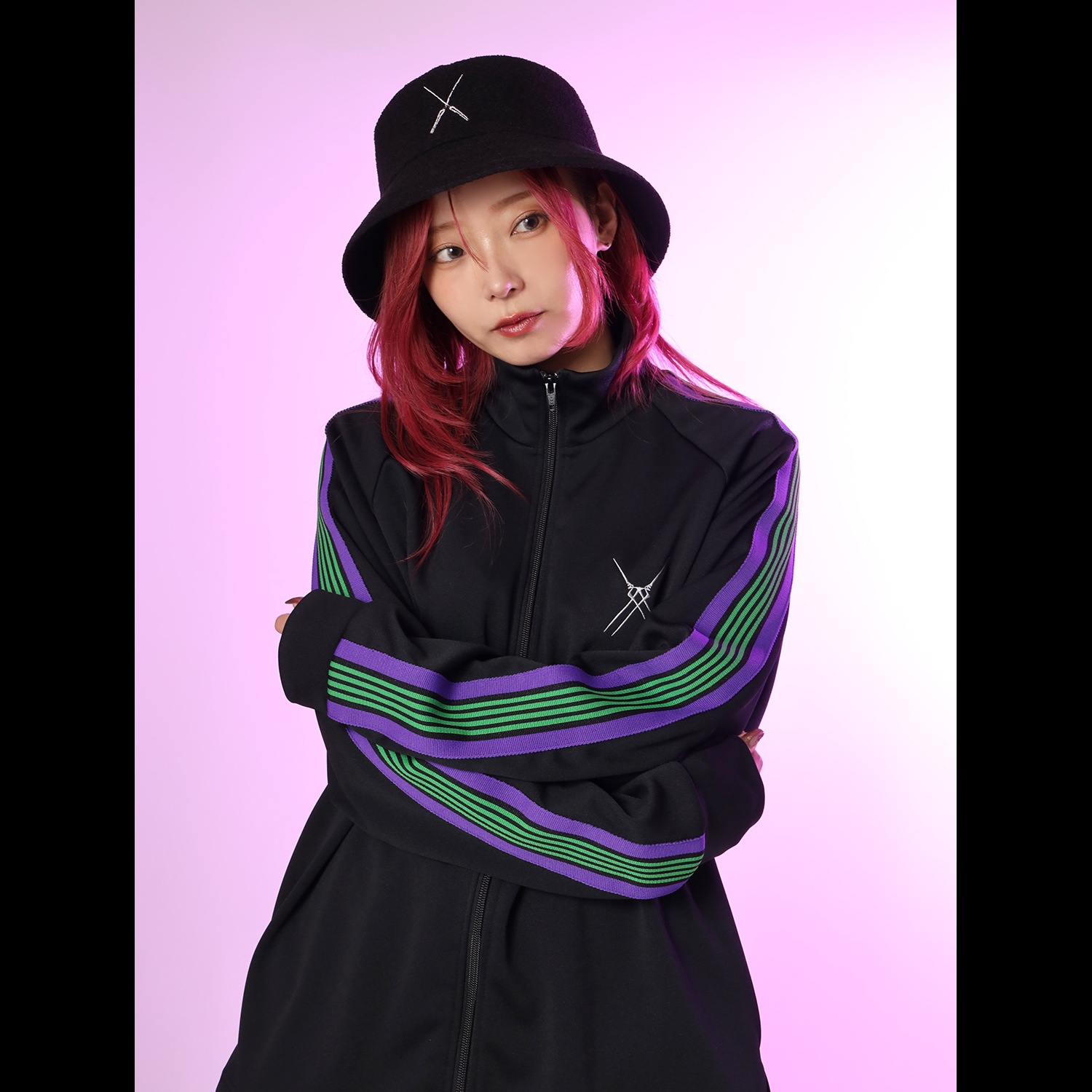 EVA-01 Track Jacket (BLACK)