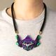 EVA01 Large Necklace by MYSTIC FORMS（Purple-Green）