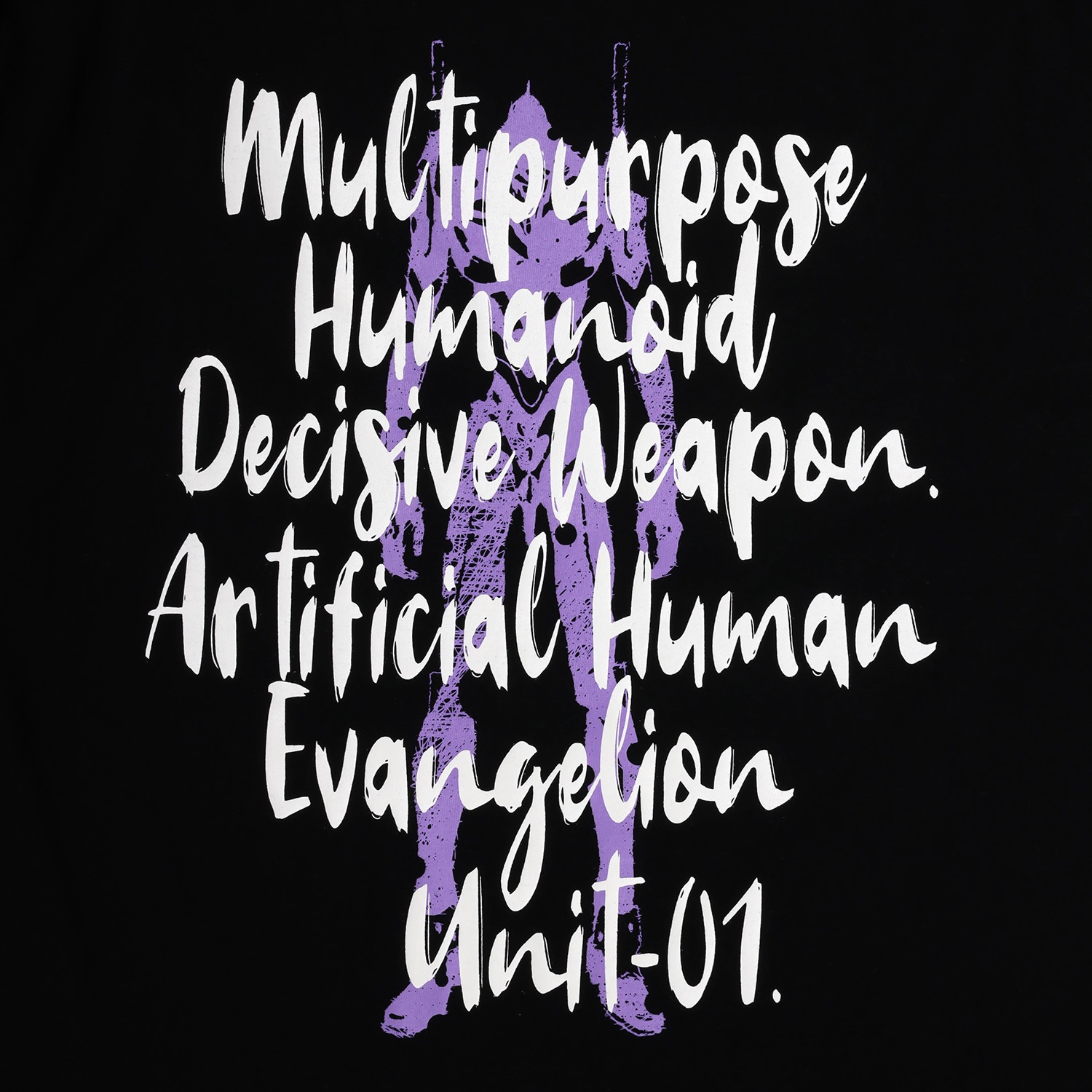 EVANGELION TEST TYPE-01 T-Shirt（BLACK）