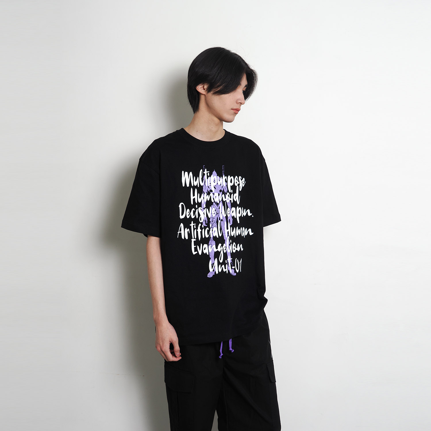 EVANGELION TEST TYPE-01 T-Shirt（BLACK）