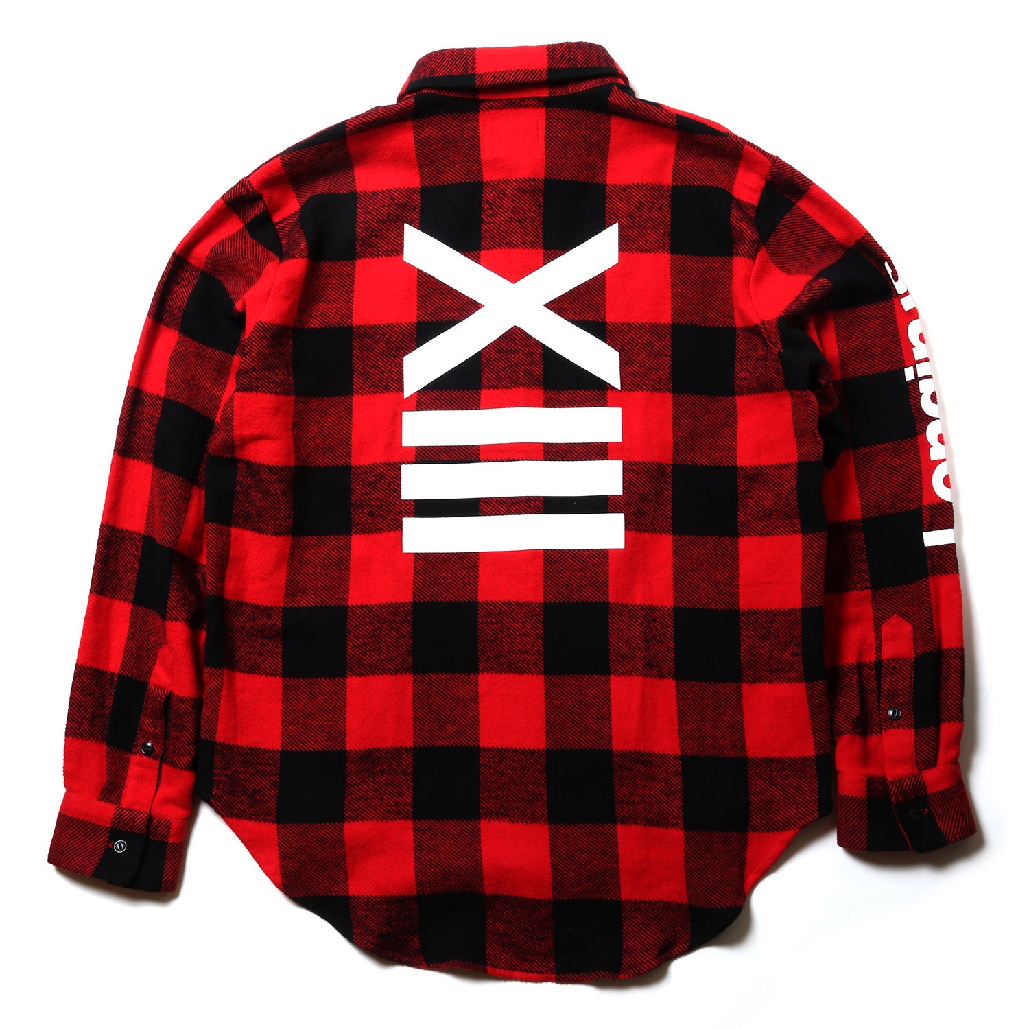 EVANGELION XIII FLANNEL CHECK SHIRTS JKT (レッド)