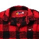 EVANGELION XIII FLANNEL CHECK SHIRTS JKT (レッド)