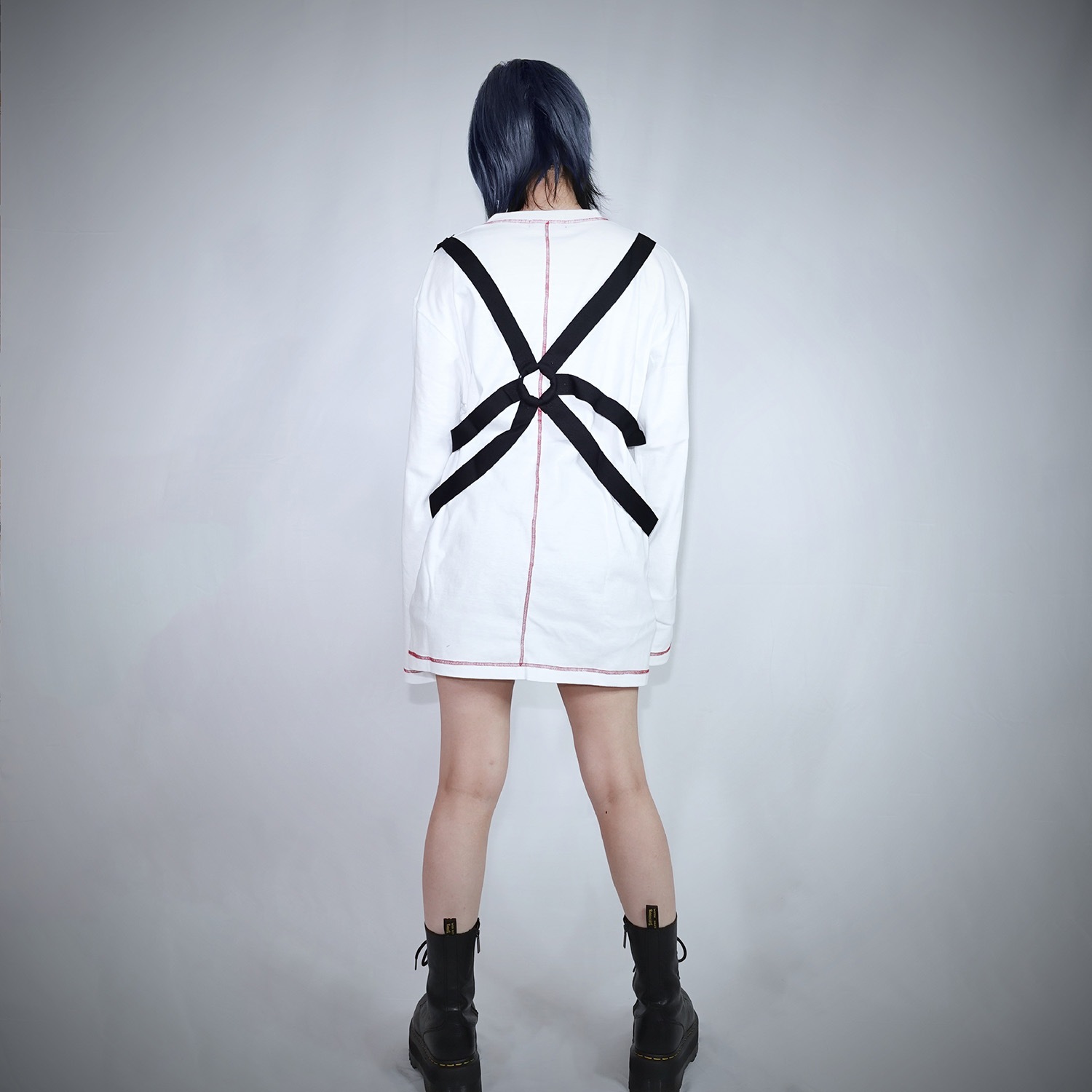 EVANGELION Mark.07-harness long sleeve by MALICIOUS.X (WHITE)