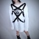 EVANGELION Mark.07-harness long sleeve by MALICIOUS.X (WHITE)