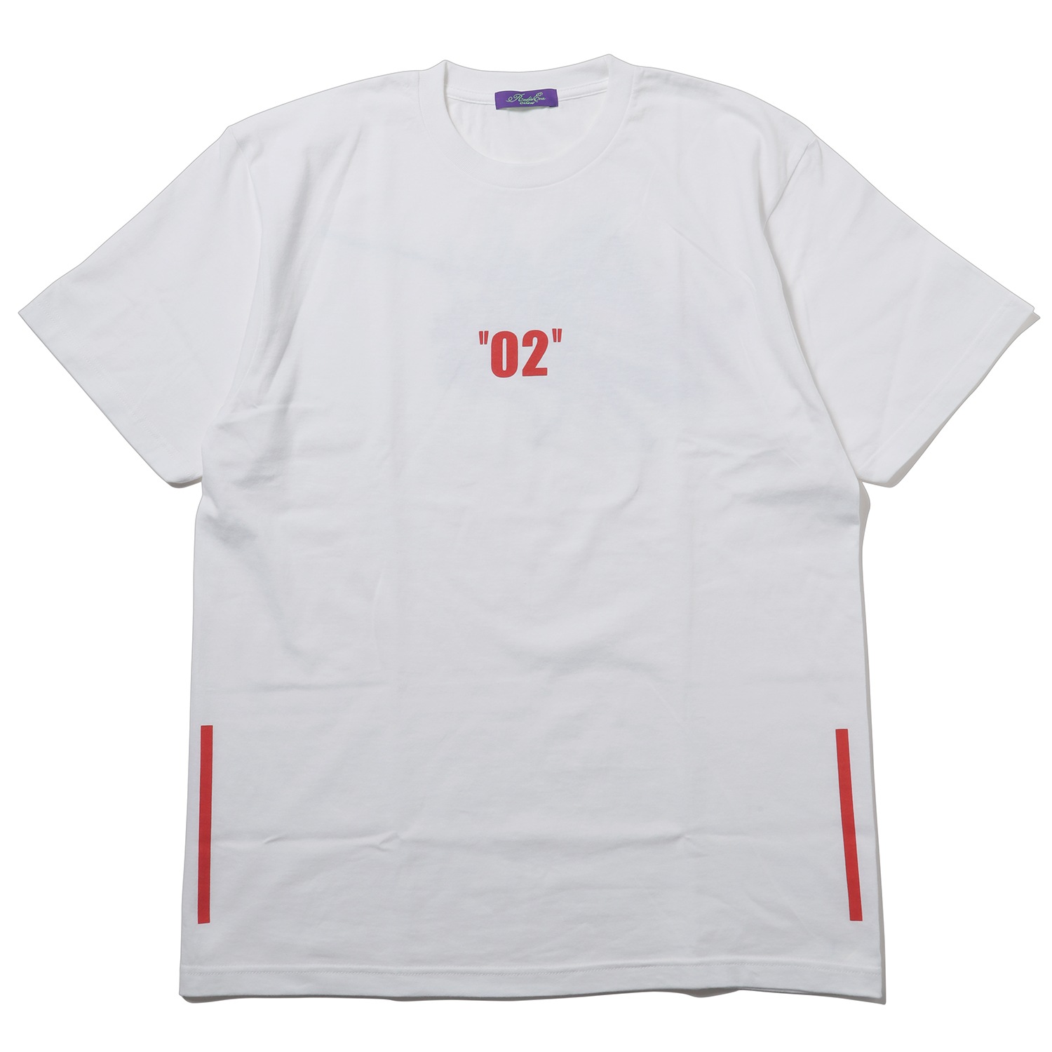 Abstract EVANGELION T-Shirt β（KENTA KAKIKAWA）（WHITE（EVA-02））