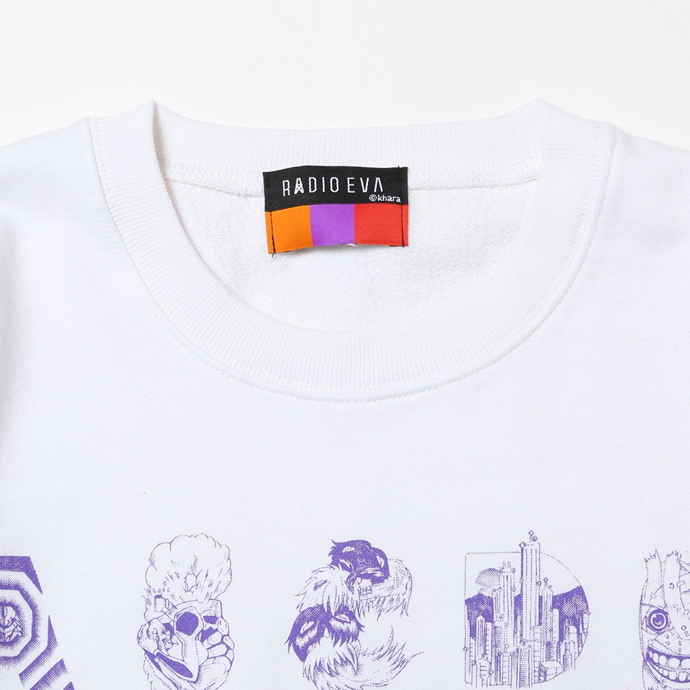 TYPOGRAPHY OF EVA Sweat (ホワイト)