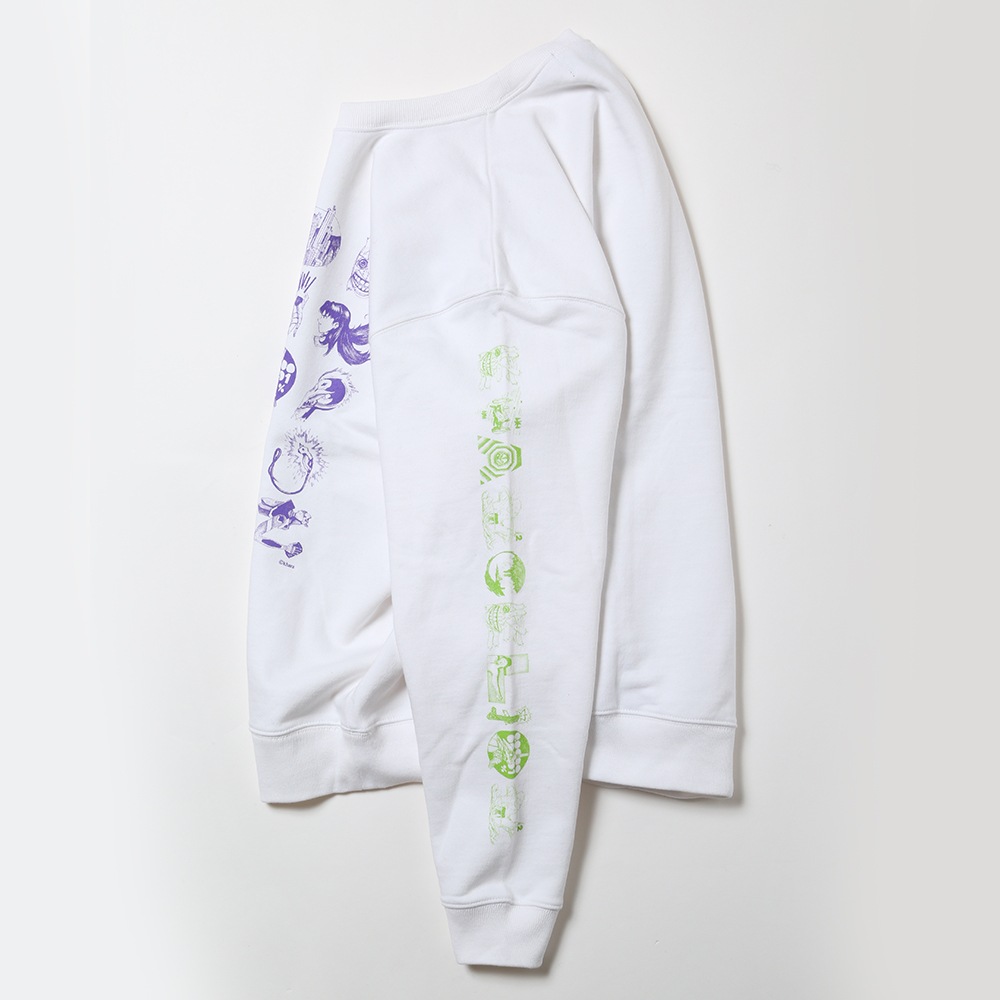 TYPOGRAPHY OF EVA Sweat (ホワイト)
