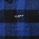EVANGELION XIII FLANNEL CHECK SHIRTS JKT (ブルー)