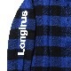 EVANGELION XIII FLANNEL CHECK SHIRTS JKT (ブルー)