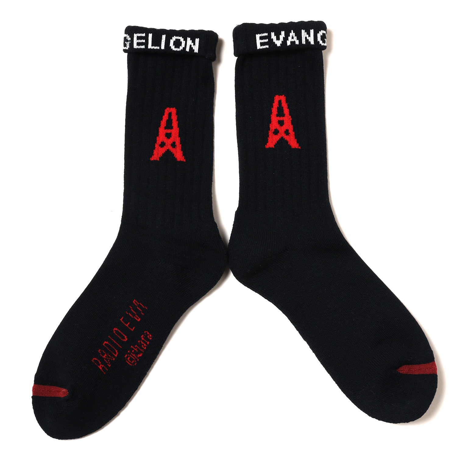 RADIO EVA ICON SOCKS (BLACK)