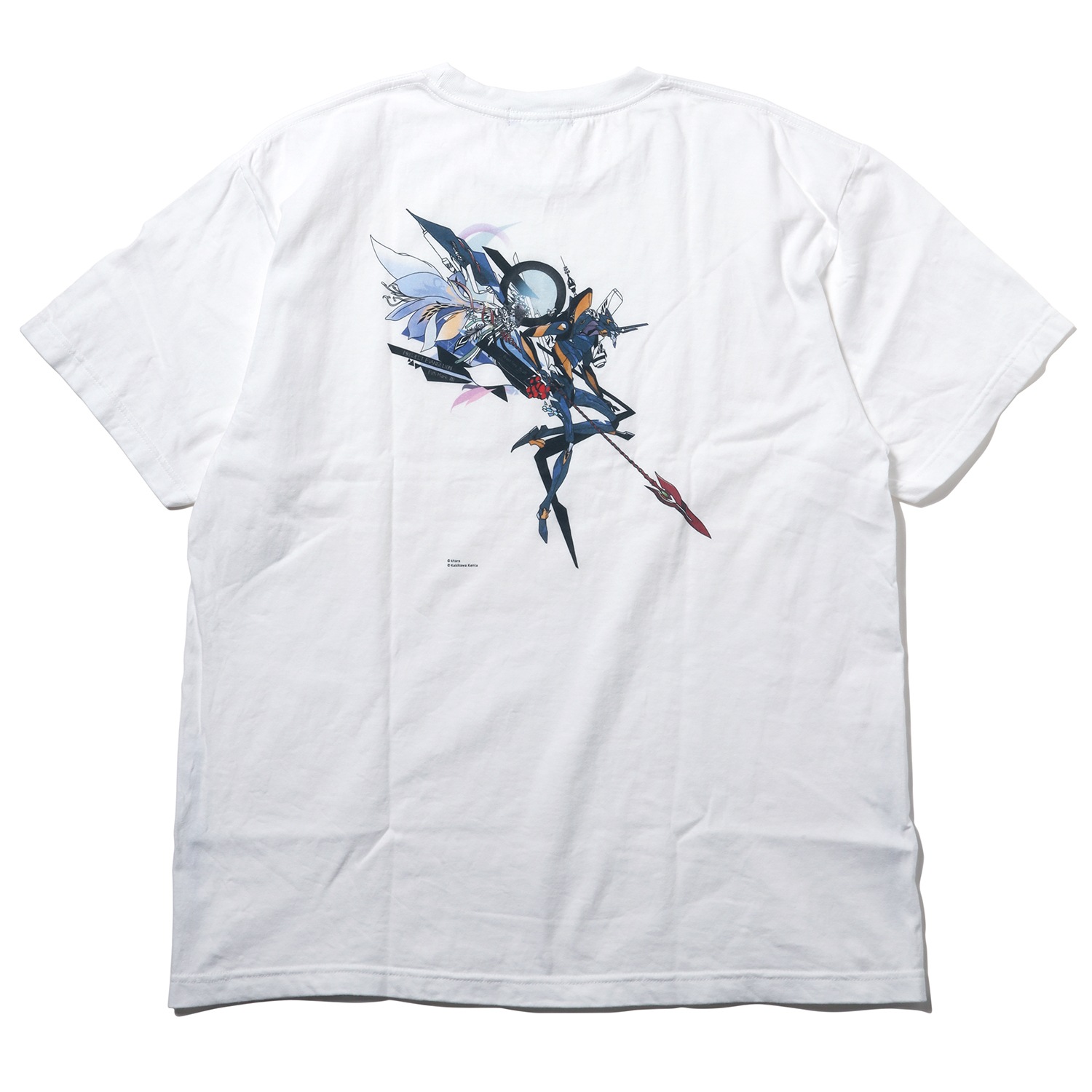 Abstract EVANGELION T-Shirt β（KENTA KAKIKAWA）（WHITE（Mark.06））