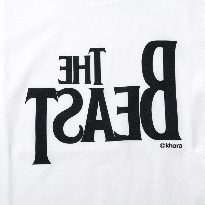 THE BEAST T-Shirt β (WHITE×BLACK)