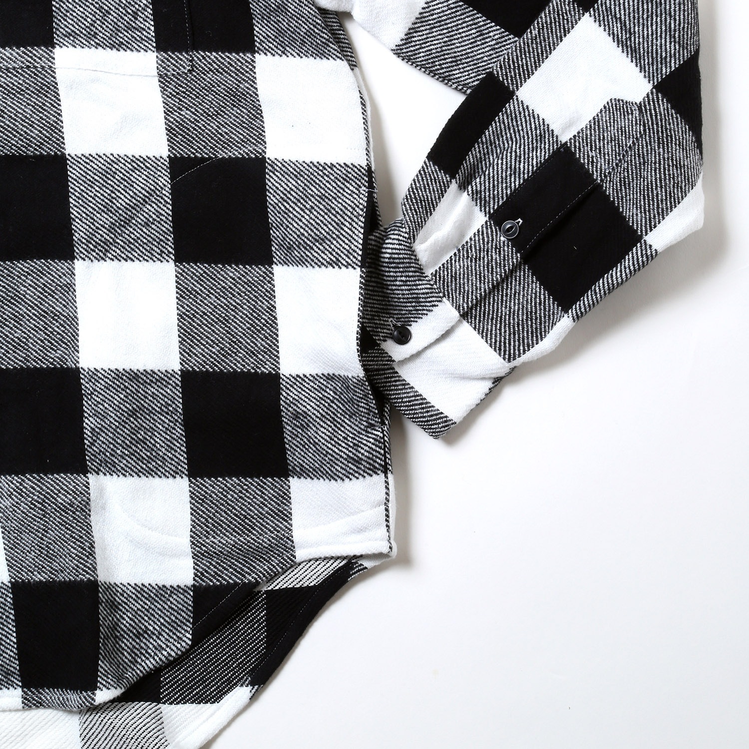 EVANGELION XIII FLANNEL CHECK SHIRTS JKT (ホワイト)