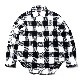 EVANGELION XIII FLANNEL CHECK SHIRTS JKT (ホワイト)