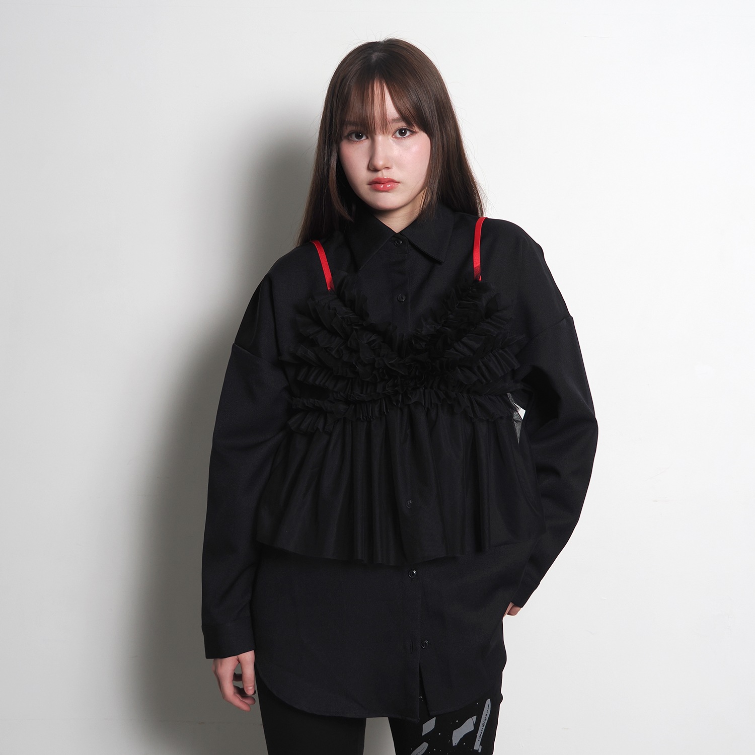 EVANGELION Tulle Camisole（BLACK）