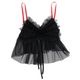 EVANGELION Tulle Camisole（BLACK）