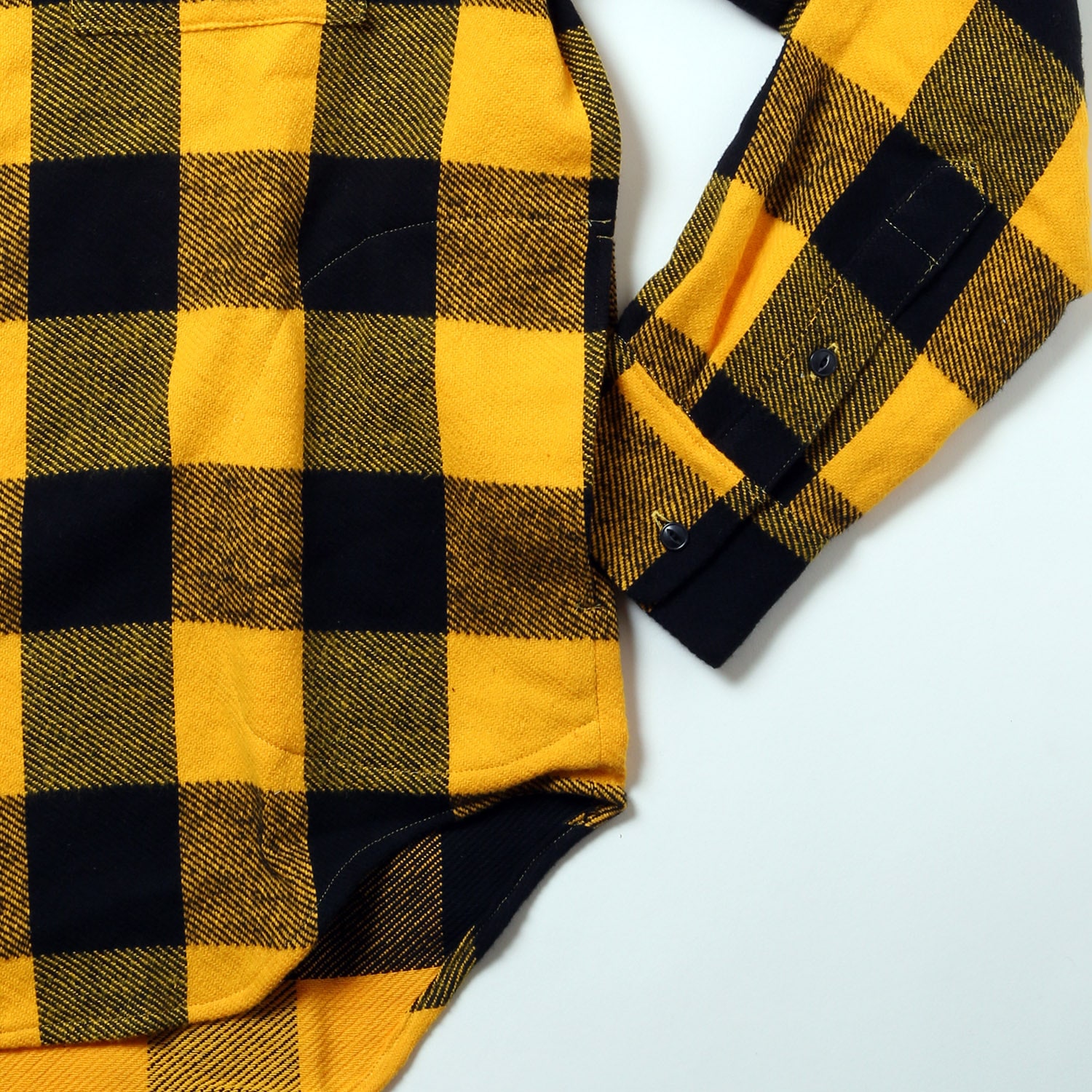 EVANGELION XIII FLANNEL CHECK SHIRTS JKT (イエロー)