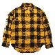 EVANGELION XIII FLANNEL CHECK SHIRTS JKT (イエロー)