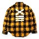 EVANGELION XIII FLANNEL CHECK SHIRTS JKT (イエロー)